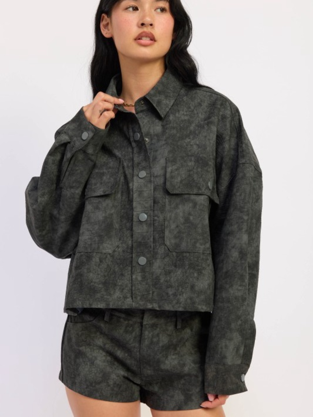 Jacket and short set Women .